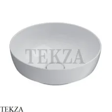 GLOBO T-EDGE Раковина накладная-полувстраиваемая, B6T38BI, белый глянец