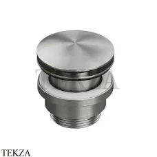 QuadroDesign Донный клапан универсальный Up & down SC015 AS, Brushed Stainless Steel