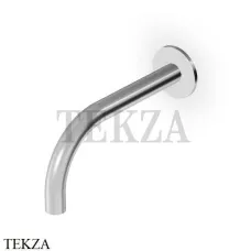 Zucchetti Helm Излив для ванны настенный 17.5 см Z92244.X, нержавеющая сталь brushed
