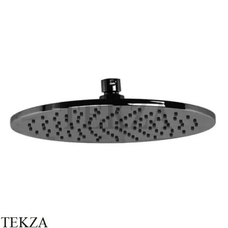 FIMA Carlo Frattini WELLNESS Верхняя круглая лейка для кронштейна 25 см F2621/2CS, Brushed black chrome