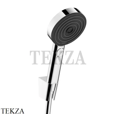 Hansgrohe Pulsify Ручной душ 105 3jet Relaxation с держателем и шлангом 125 см 24302000, хром глянец