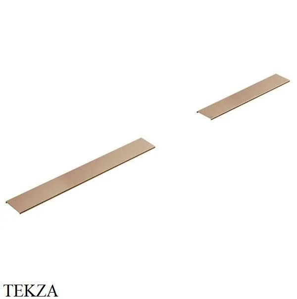 Gessi Shower G Drains Боковая крышка 80см для сливной фитинга, 67055-726, Warm Bronze Br. PVD