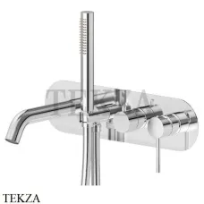 Newform XT Смеситель для ванны с гарнитуром, внешняя часть 4272E.21.018, хром глянец