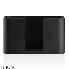 Decor Walther Stone Black SPTB Настольный контейнер для бумажных полотенец 0974160, черный матовый