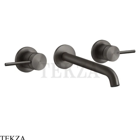 Gessi 316 MECCANICA Смеситель для раковины 19-21, внешняя часть 54294-707, Black Metal Brushed PVD