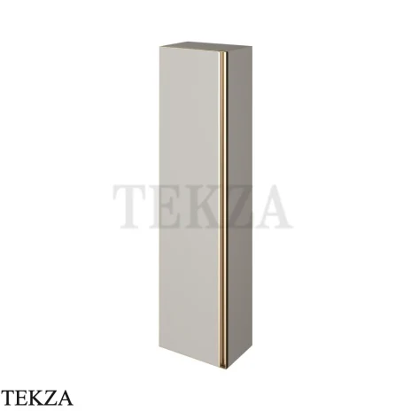 ARMADI ART QUATRO Шкаф-пенал 35 см 791-CM-MG, CASHMERE (кашемир), профиль MATT GOLD (матовое золото)