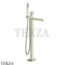Gessi Rettangolo Смеситель для ванны напольный, внешняя часть 24961-720, Nickel PVD