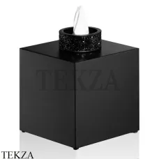 Decor Walther ROCKS Настольный диспенсер для салфеток Swarovski® 0934460, черный матовый