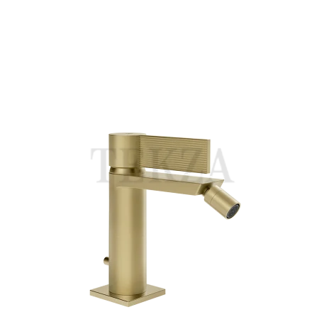 Gessi Inverso RIGATO Смеситель для биде, с донным клапаном 73507-727, Brass Brushed PVD