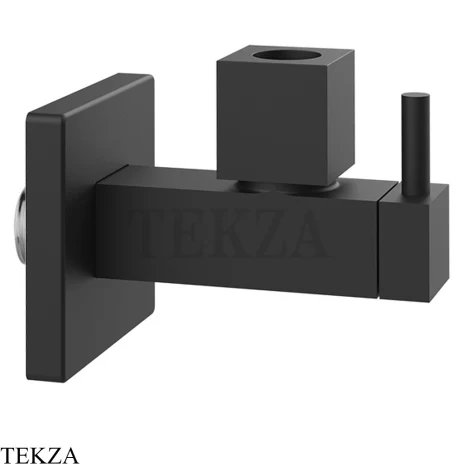 Gessi TOTAL LOOK Запорный клапан с фильтром, квадратный 01412-299, черный матовый