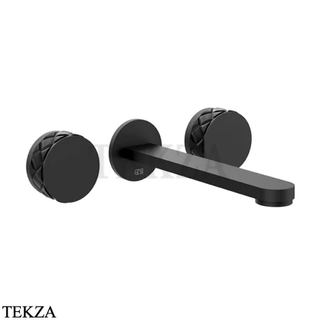 Gessi Pelle Tresse Смеситель для раковины, внешняя часть 78290-438, Nero/Matte Black