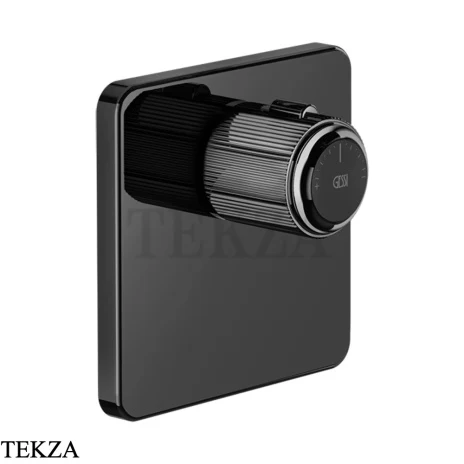 Gessi VENTI20 Термостат для душа, внешняя часть 65316-706, Black Metal PVD