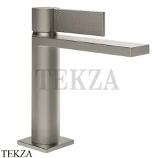Gessi Inverso Diamantato Смеситель для раковины, без гарнитуры 73602-149, Finox Brushed Nickel