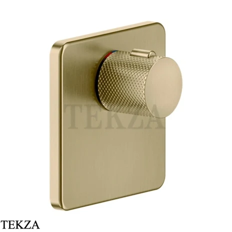 Gessi INCISO WELLNESS Термостатический смеситель, внешняя часть 58254-727, Brushed Brass PVD