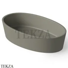 Dea Design Washbasins Раковина настольная овальная Solid Surface DD9036 600 4, Light Grey №4