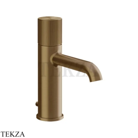 Gessi Habito RIGATO Смеситель для раковины, с донным клапаном 70501-791, Deep Bronze Br. PVD
