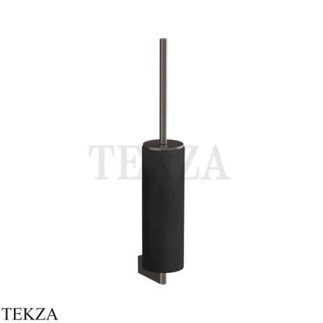Gessi Origini Туалетный ершик настенный, черный 66420-707, Black Metal Brushed PVD