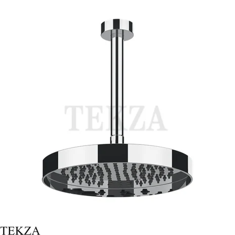 Gessi Incastri Верхняя лейка D25 с потолочным кронштейном 63050-031, хром глянец