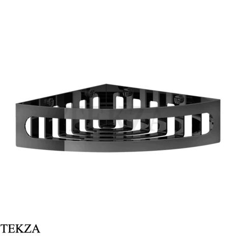 Gessi RILIEVO Полка-решетка угловая в душевую зону 59561-706, Black Metal PVD