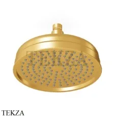 Zucchetti Верхняя душевая круглая лейка 21,5 см Z94191.C41, brushed gold