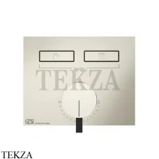 Gessi HI-FI Однорычажный смеситель, на 2 потока, внешняя часть 63079-720, Nickel PVD