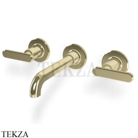 FIMA Carlo Frattini Park Line Смеситель для раковины 3 отв, внешняя часть F1331L/5HL, Champagne