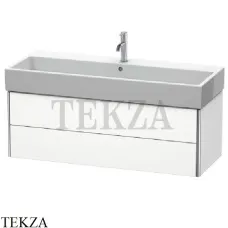 Duravit XSquare Тумба подвесная под раковину XS419701818, 2 выдвижных ящика, белый матовый