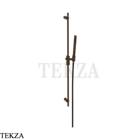 Gessi ANELLO Штанга в комплекте с душевой лейкой 63484-845, Dark Bronze