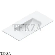 Catalano Italy Раковина врезная без отв. 100 см, с переливом 0721010001, белый глянец