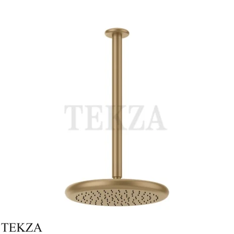 Gessi Goccia Верхний душ с потолочным кронштейном под размер 33768-726, Warm Bronze Br. PVD