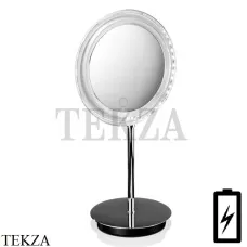 Decor Walther Round BS 15 TOUCH Косметическое зеркало, 5х увеличение, от батарейки, хром
