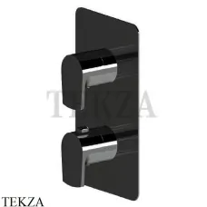 Newform HAKA Термостат для душа, 2-3-4-5 потока, внешняя часть 67692E.01.093, черный матовый Newform HAKA Термостат для душа, 2-3-4-5 потока, внешняя часть 67692E.01.093, черный матовый