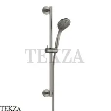 Gessi Emporio Via manzoni Душевой гарнитур с ручной лейкой, шланг 1,50 м 47304-149, Finox Brushed Nickel