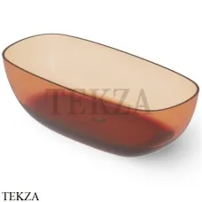 Dea Design Modern Ванна отдельностоящая скругленная 180x85 Glasstech DD8666 1800 R1, Sunset R1