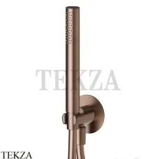 Newform Душевой комплект с ручной лейкой стержневой INOX 69645X.59.067, PVD Brushed copper bronze