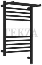 Сунержа Богема 3.1 Полотенцесушитель электрический с полкой 600х400 МЭМ правый 15-6007-6040, Тёмный титан муар