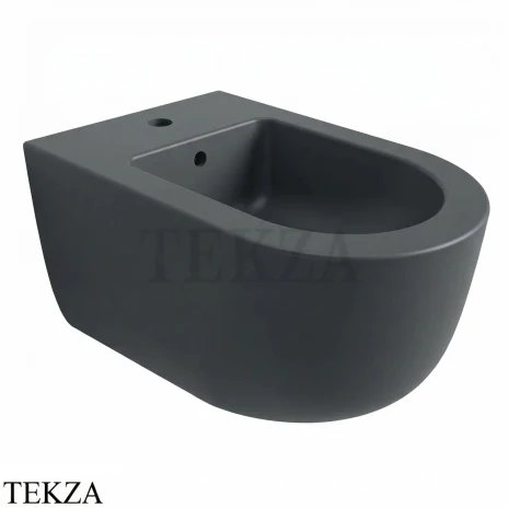 Hatria FUTURA Биде подвесное, 1 отверстие под смеситель A0Y9B808, Antracite