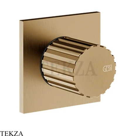 Gessi Incastri Запорный клапан для душевого смесителя, внешняя часть 75364-726, бронза Brushed