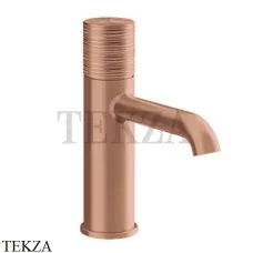 Gessi Habito TRAME Смеситель для раковины, без донного клапана 70302-708, Copper Brushed