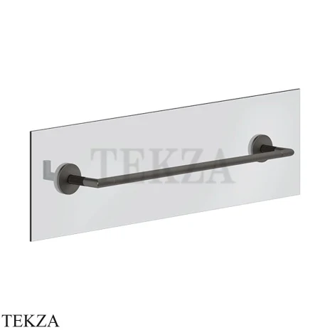 Gessi INGRANAGGIO Полотенцедержатель для крепления на стекло, 45 см 63926-707, Black Metal Brushed PVD