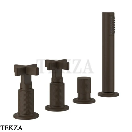Gessi INCISO+ Смеситель для ванны без излива 58143-845, Dark Bronze