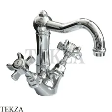 Nicolazzi DAMES ANGLAISES  Смеситель для раковины, с донным клапаном, 1432CR18, хром