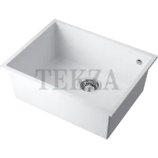 Omoikiri Tedori 54-U Кухонная мойка Tetogranit прямоугольная 4993991 белый