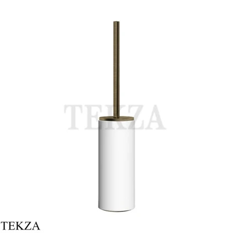 Gessi Ingranaggio-Anello Туалетный ершик напольный, композит белый 63743-713, Antique Brass