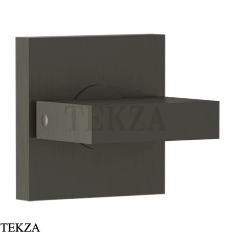 Gessi Rettangolo shower запорный клапан, внешняя часть 43264-707, Black Metal Brushed PVD