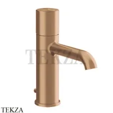 Gessi Habito  UNITO Смеситель для раковины, с донным клапаном 70001-726, Warm Bronze Br