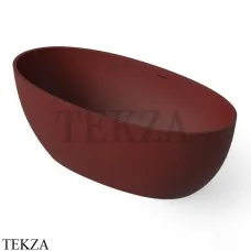Dea Design Nature Ванна отдельностоящая овальная 170x80 Solid Surface DD8647 1700 17, Red Wine №17