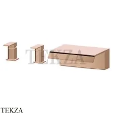 Newform Cascate Смеситель на борт ванны каскад 70033.M0.072, Copper satin