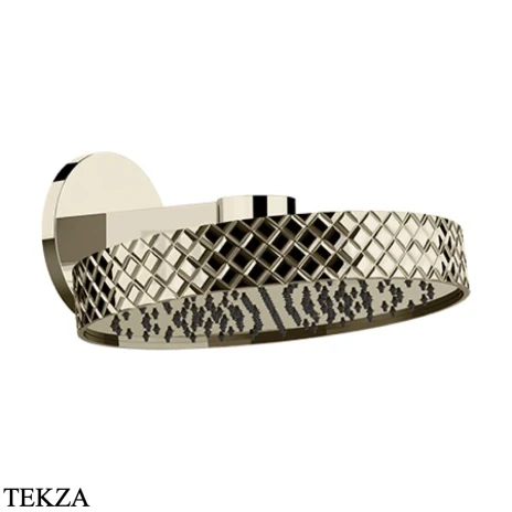 Gessi Pelle Tresse Верхняя лейка с кронштейном D30,5 см, 78148-720, Nickel PVD