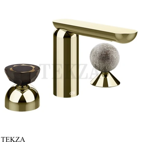 Gessi Perle Смеситель для раковины на 3 отв., без гарнитура 74868-710, шампань глянец